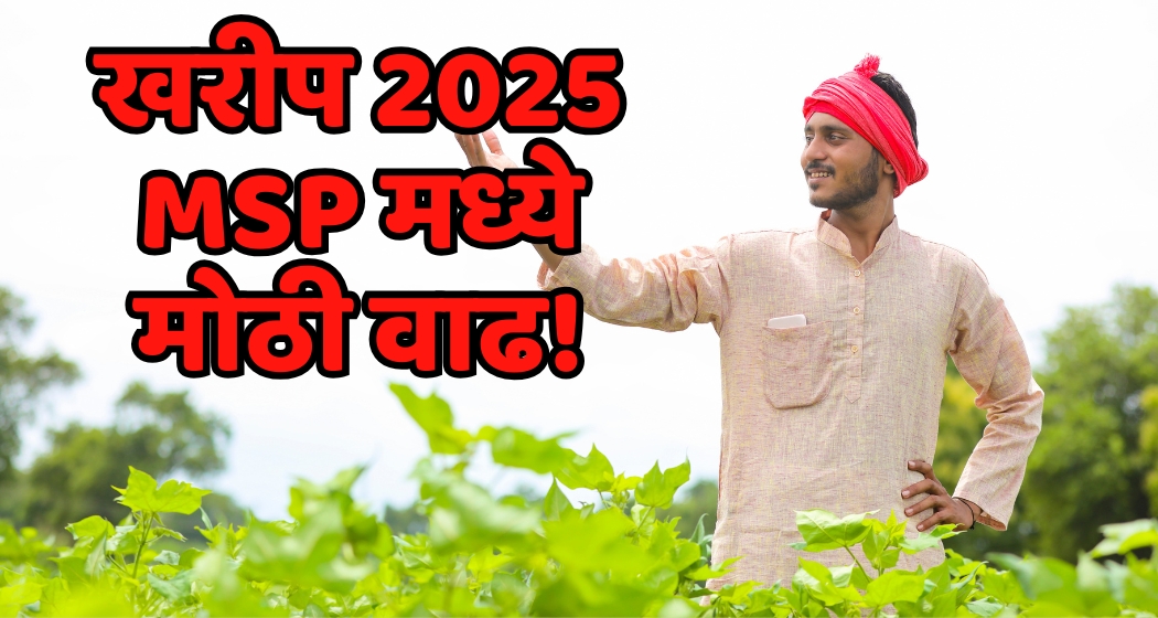 Read more about the article खरीप 2025-26 साठी MSP वाढ – शेतकऱ्यांना आर्थिक हमीचा मजबूत आधार